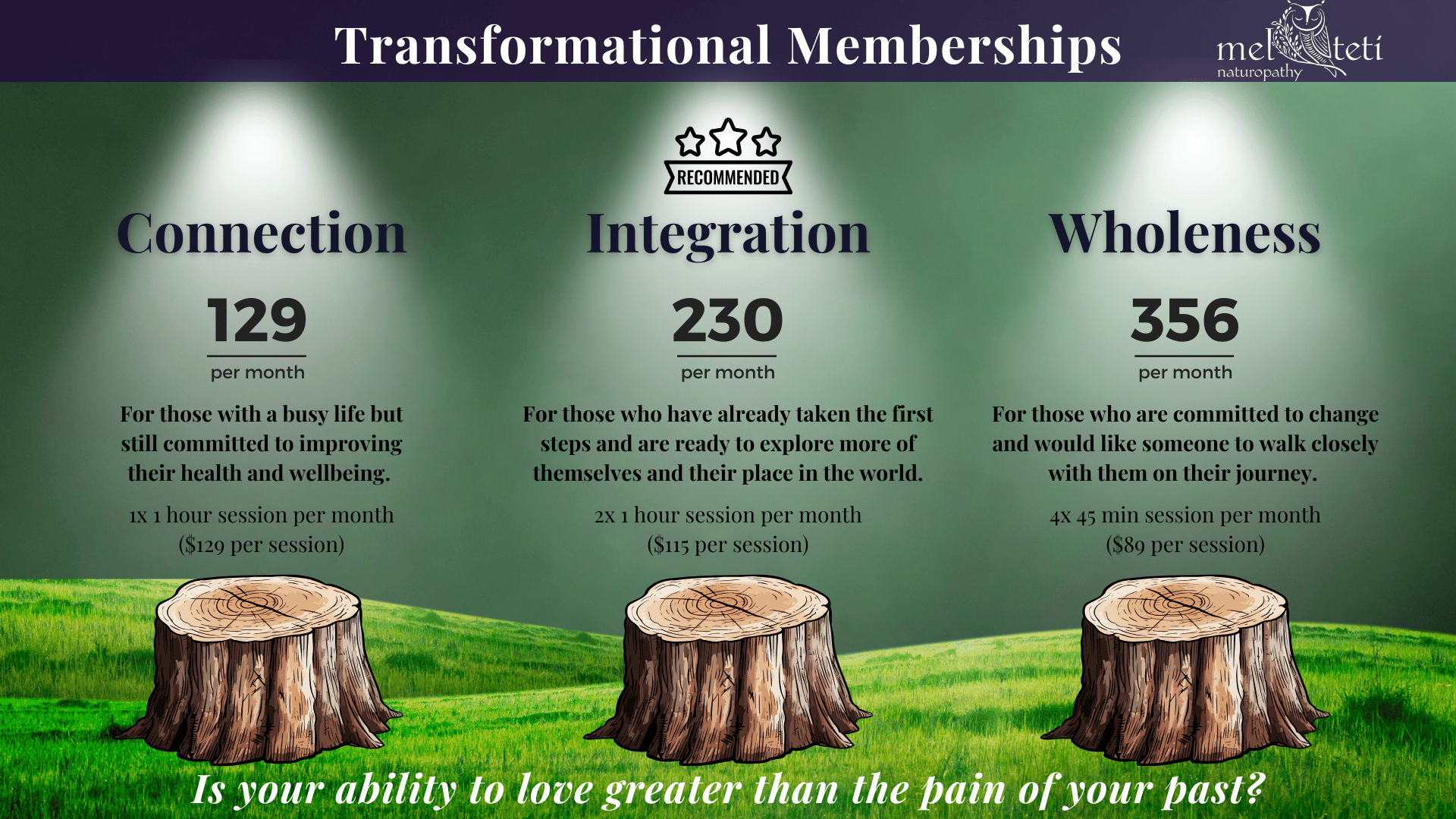 Updated price card 2